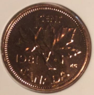 Roll Of Canadian 25 Cent Coins 2008 Figure 