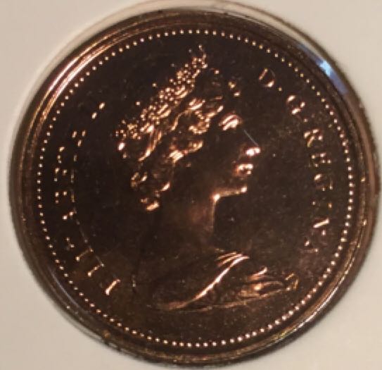 1-Canadian 1 Cent, 1981  coin collectible - Main Image 2