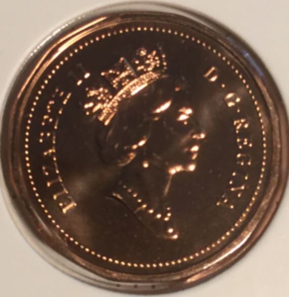1-Canadian 1 Cent, 1991  coin collectible - Main Image 2