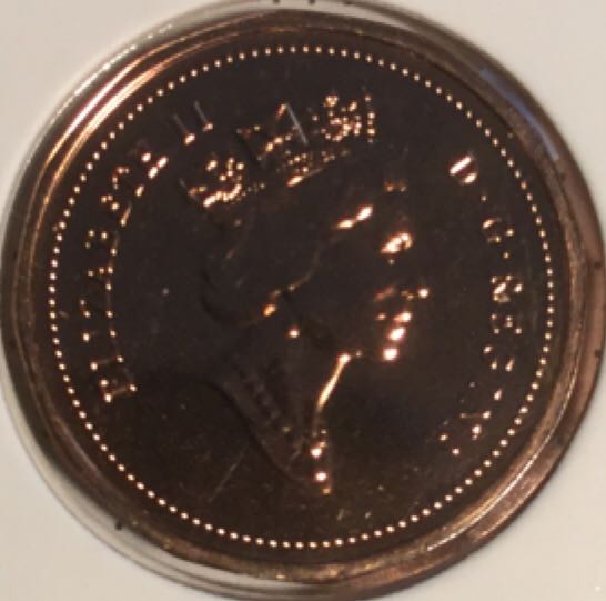 1-Canadian 1 Cent, 1992  coin collectible - Main Image 2
