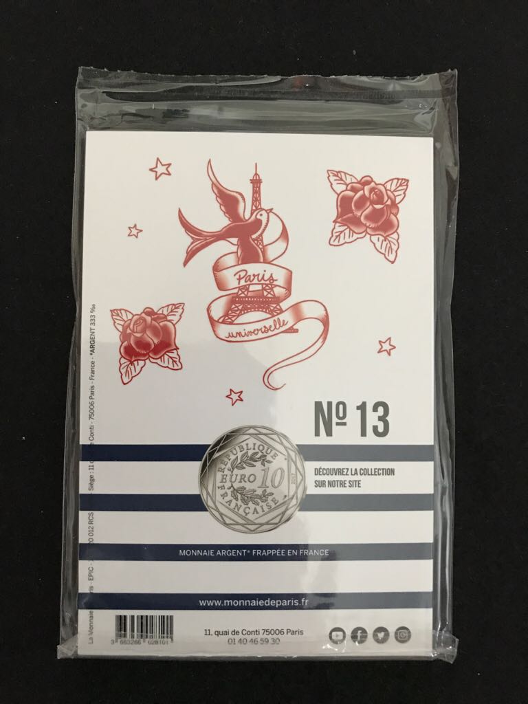Jean Paul Gaultier La France - No. 13 Universal Paris  coin collectible - Main Image 2