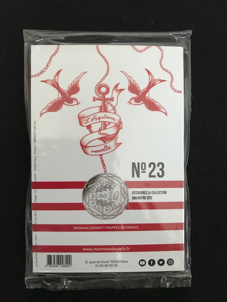 Jean Paul Gaultier La France - No. 23 New Aquitaine  coin collectible - Main Image 2
