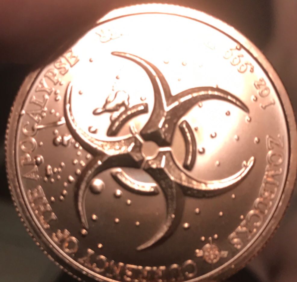 Zombuff Lady Liberty  coin collectible - Main Image 2