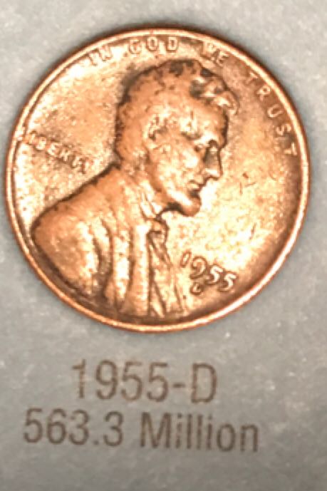 1955 D Penny  coin collectible - Main Image 1