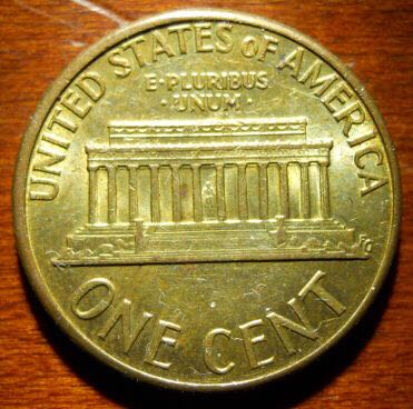 1974 D Penny  coin collectible - Main Image 2