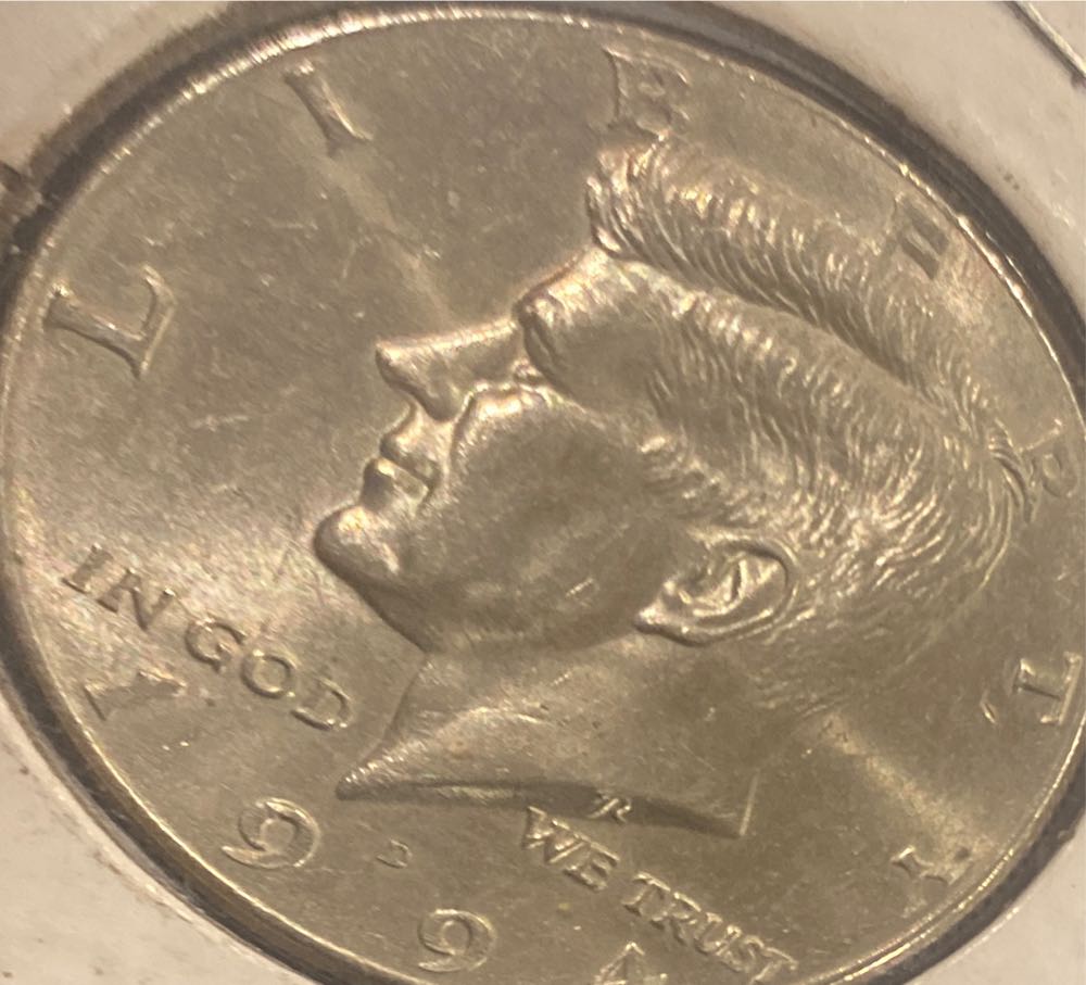 1994 P Kennedy Half Dollar  coin collectible - Main Image 2