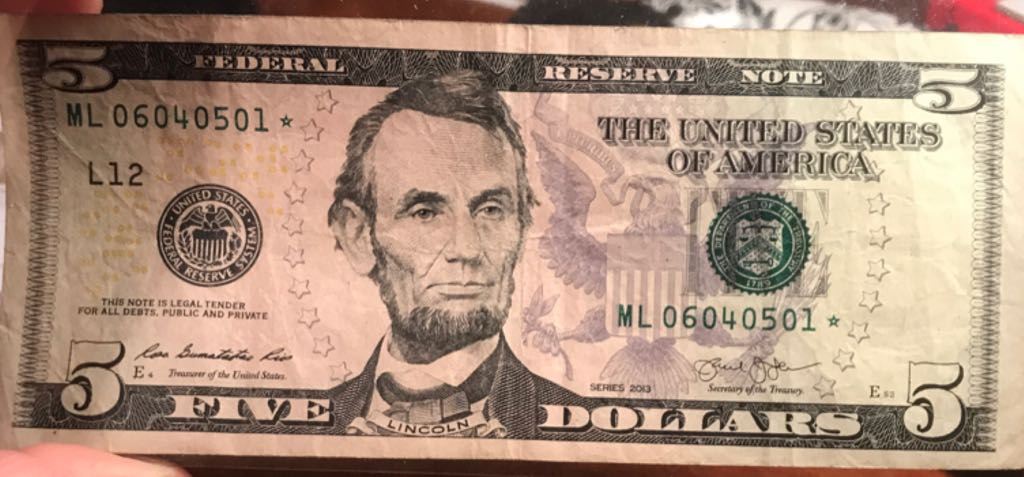 .05 Centavos De Dólar