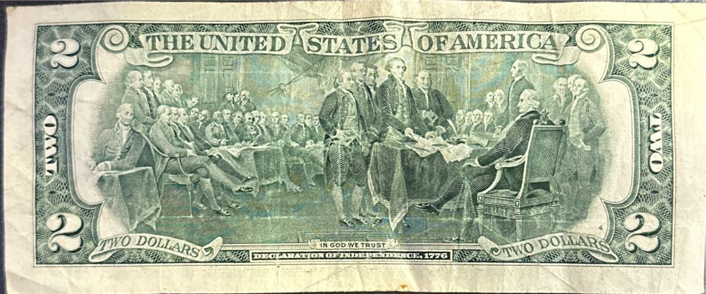 2003 Two Dollar Bill  coin collectible - Main Image 2