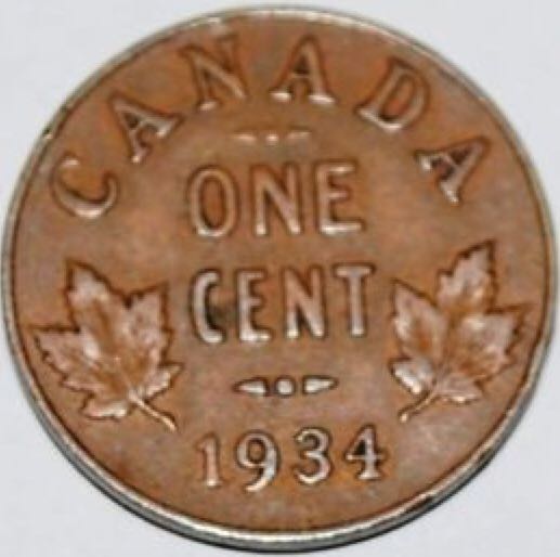 Roll Of Canadian 10 Cent Coins