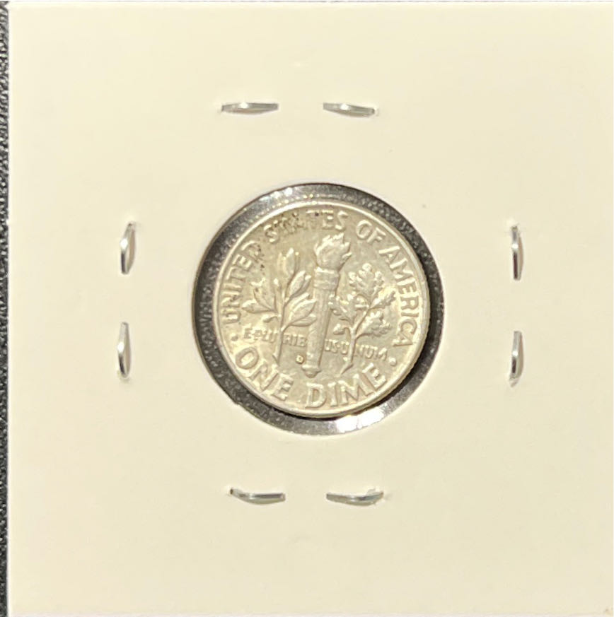 1962 D Roosevelt Dime  coin collectible - Main Image 2
