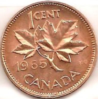Canadian Silver 10 Cent Coin 1964
