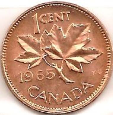 Canadian Steel 5 Cent Coin 1960