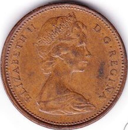 Roll Of Canadian Copper 1 Cent Coins  coin collectible - Main Image 2