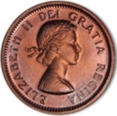 Roll Of Canadian 1 Cent Coins  coin collectible - Main Image 2