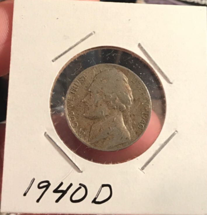 1940 D Nickel  coin collectible - Main Image 1