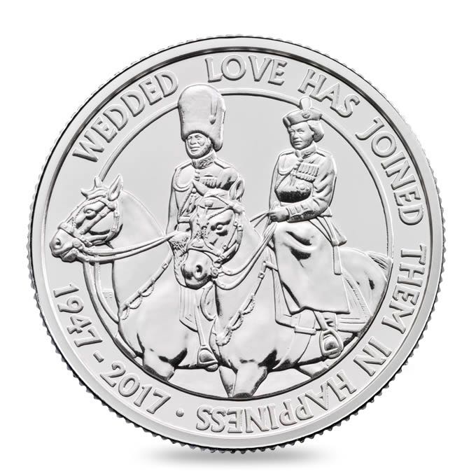 The Platinum Wedding Anniversary £20  coin collectible - Main Image 2