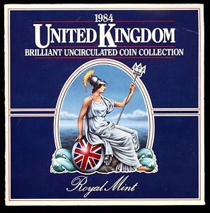 1984 United Kingdom Brilliant Uncirculated Coin Collection  coin collectible - Main Image 2