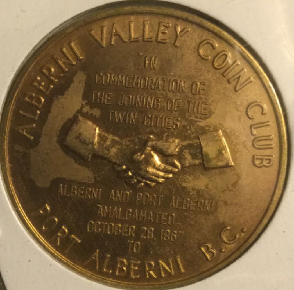 Alberni Valley Coin Club Medallion  coin collectible - Main Image 2