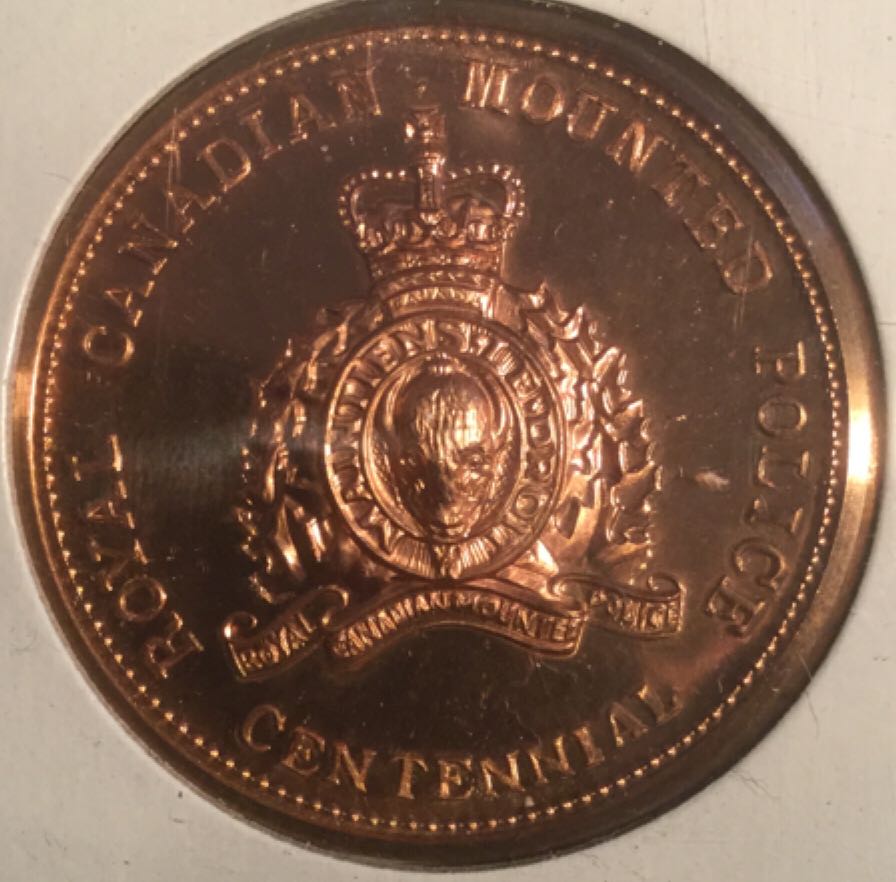 Royal Canadian Mounted Police Centennial - Maintain Le Droit  coin collectible - Main Image 2