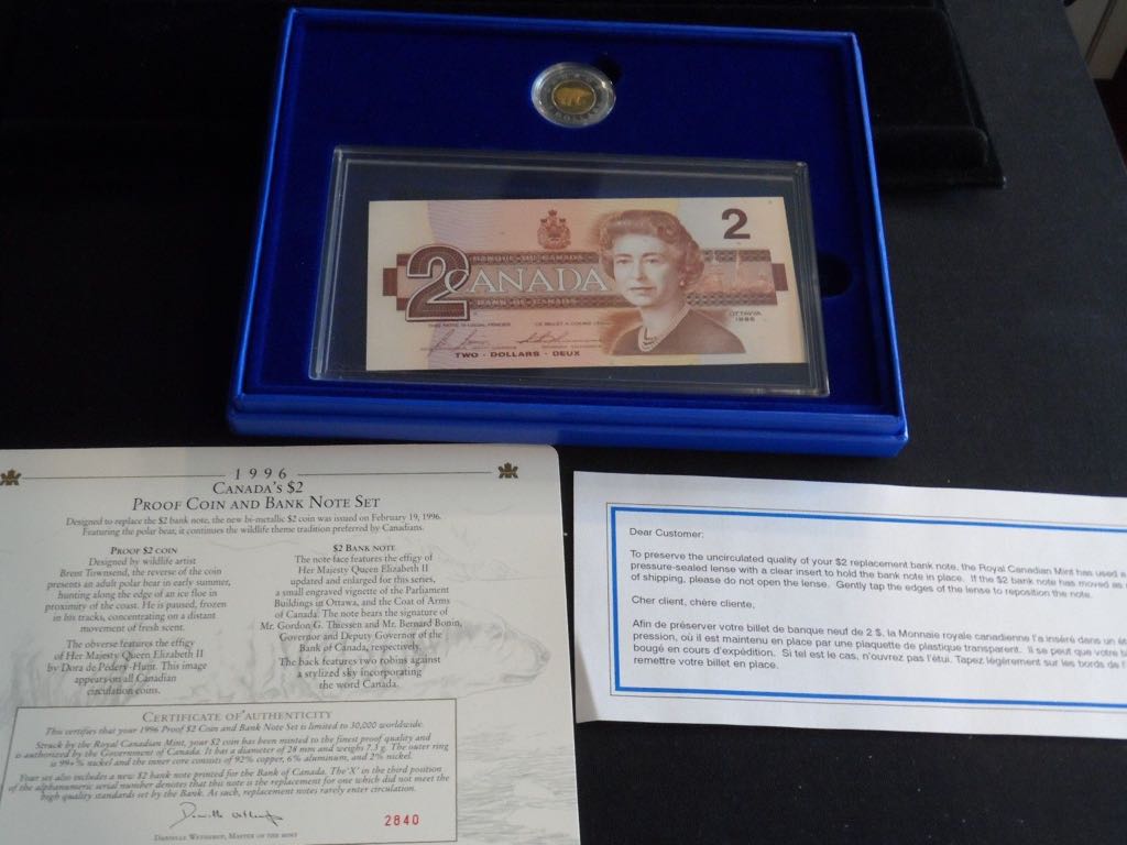Canadian Proof Coin And Bank Note Set  coin collectible - Main Image 2