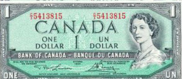 Roll Of Canadian Copper 1 Cent Coins