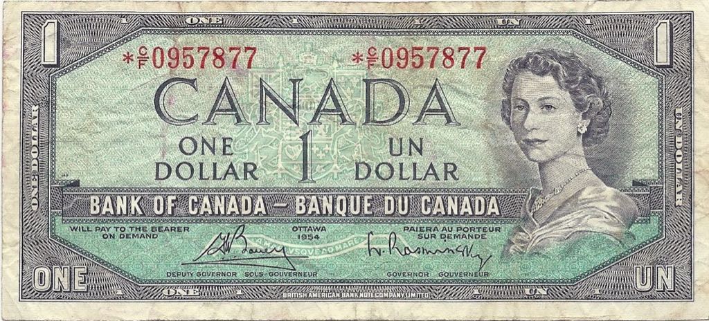 Roll Of Canadian 25 Cent Coins 2009