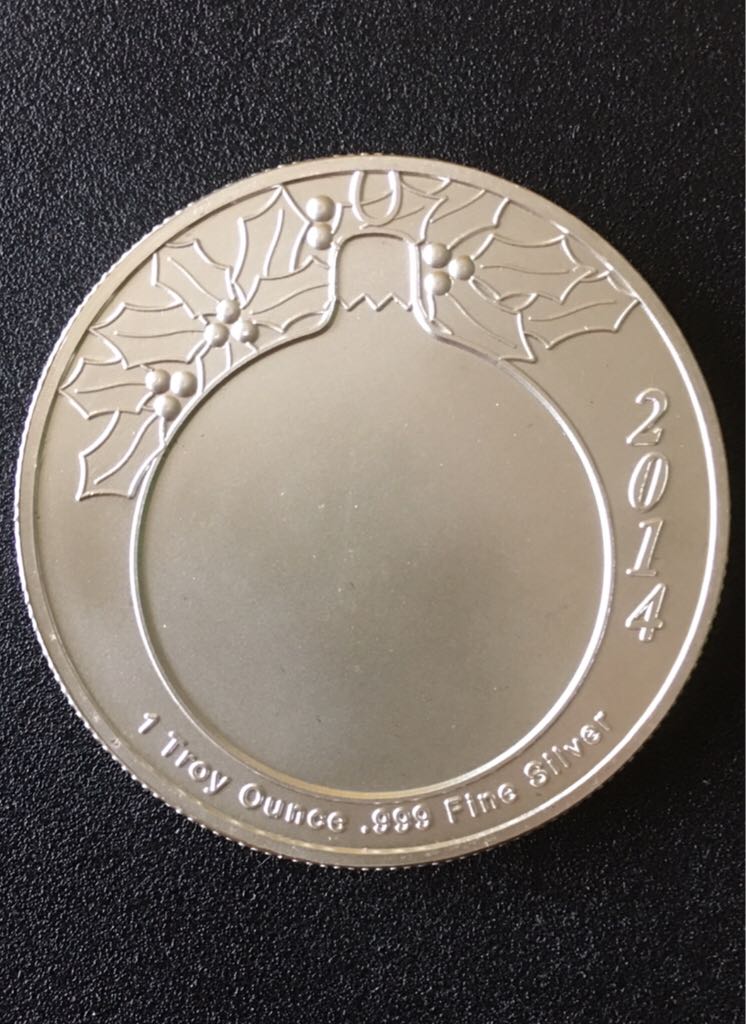 2014 Christmas Silver Round  coin collectible - Main Image 2