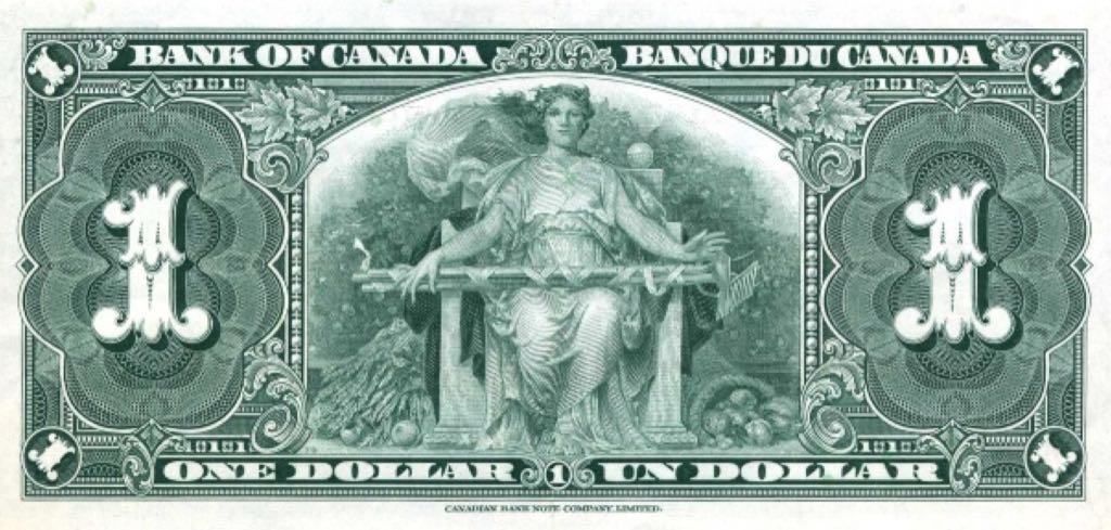 Canadian 1.00 Dollar Bank Of Canada Bank Notes  coin collectible - Main Image 2