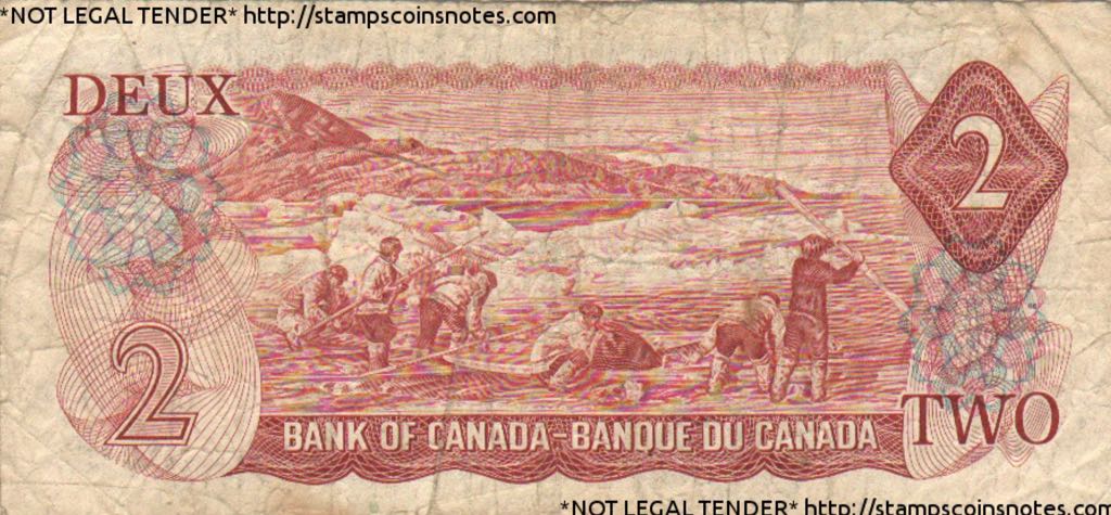 Canadian 2 Dollar Bank Notes  coin collectible - Main Image 2