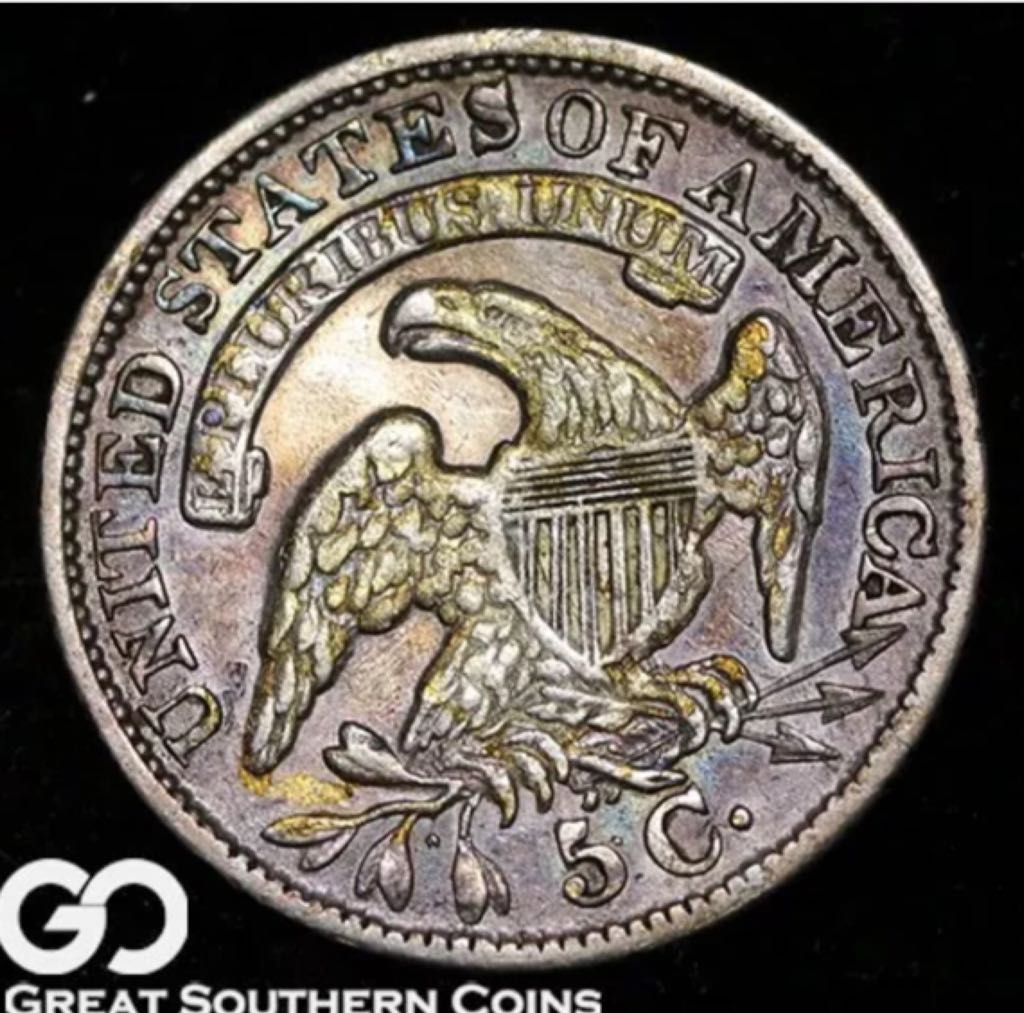 1834 Bust Half Dime  coin collectible - Main Image 2