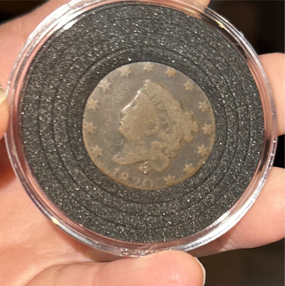 1820 Large Cent Coronet Head  coin collectible - Main Image 3