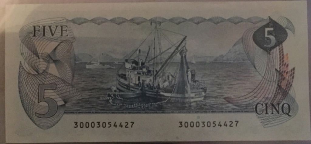 Canadian 5 Dollar Bank Notes  coin collectible - Main Image 2