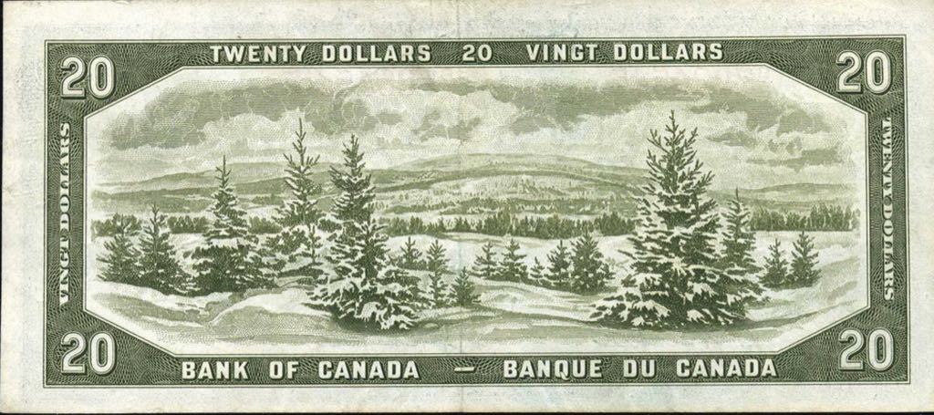 Canadian 20 Dollar Bank Note  coin collectible - Main Image 2