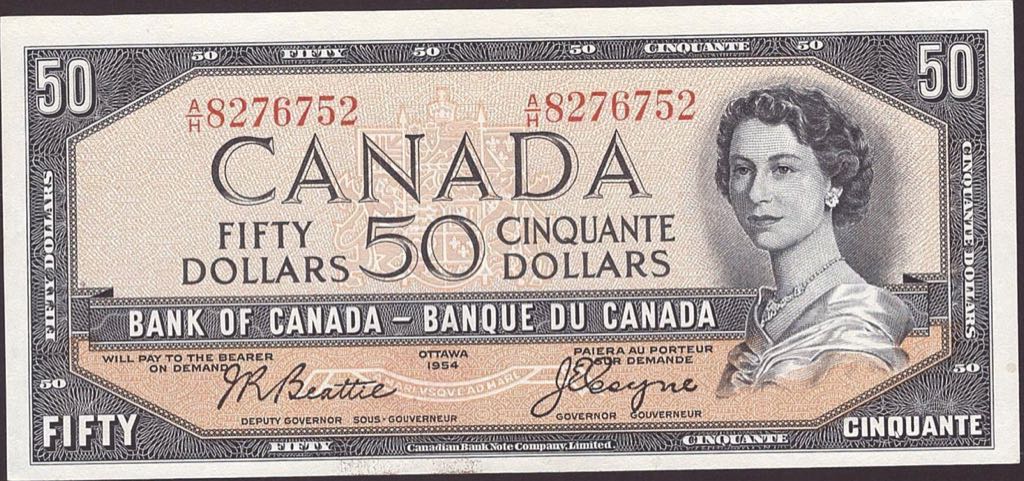 Canadian 50 Dollar Bank Notes coin collectible - Main Image 1