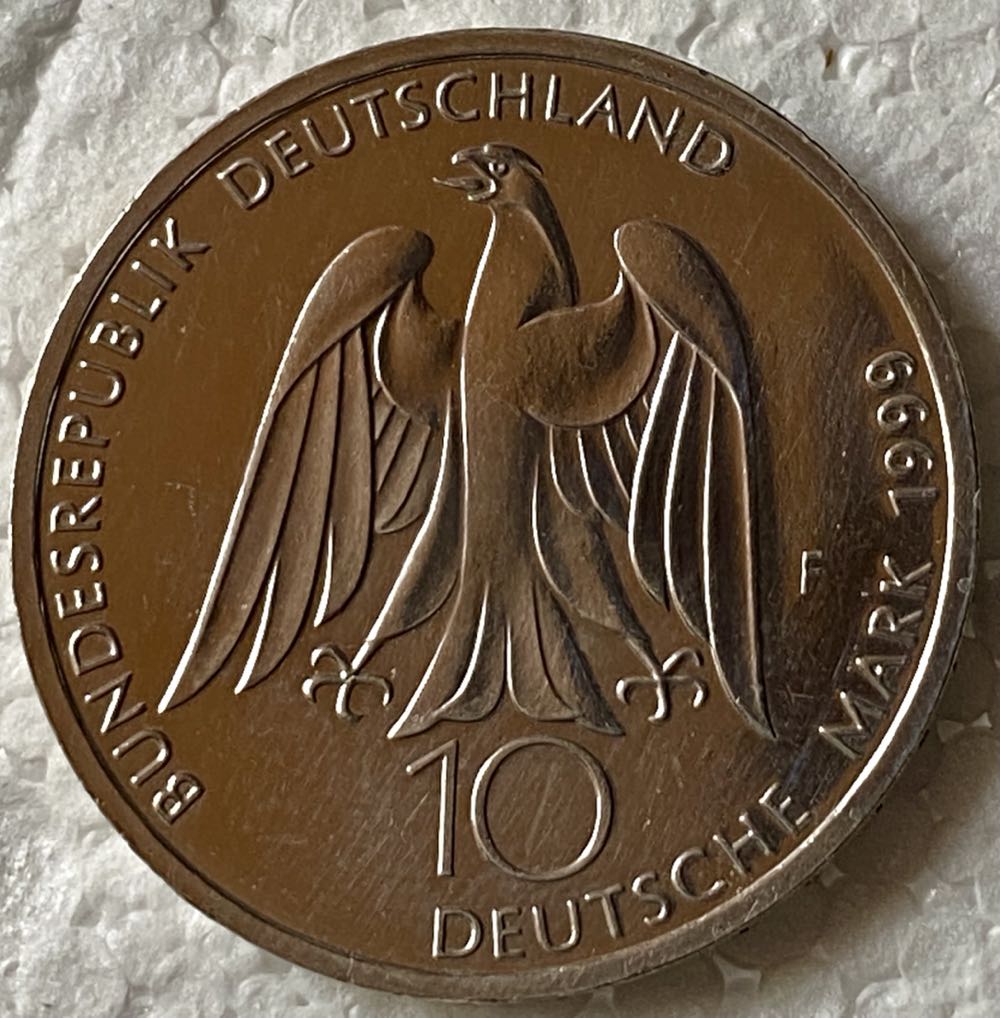 German 10 Deutsche Mark  coin collectible - Main Image 2