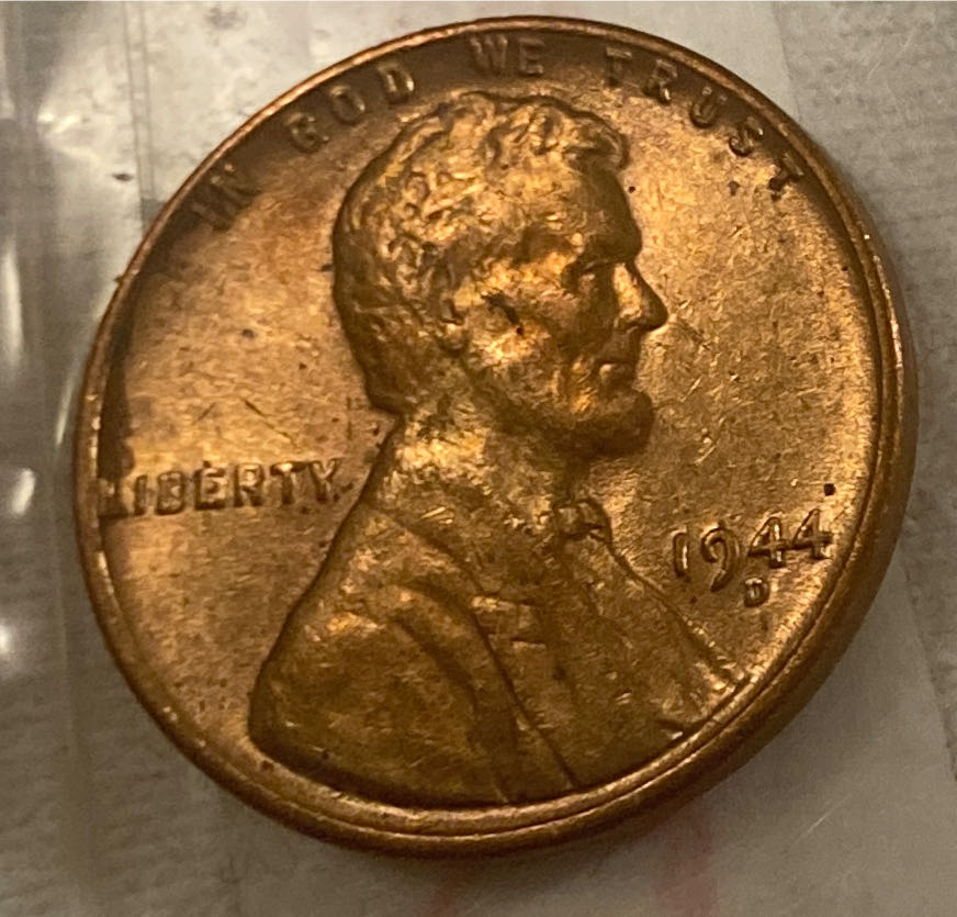 Lincoln Wheat Cent 1944D  coin collectible - Main Image 3