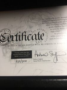 2009 Royal Mint Masterpiece - St. George And The Dragon , The  coin collectible - Main Image 2