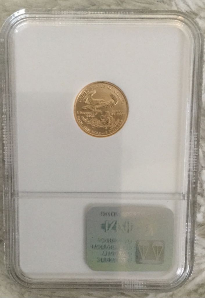 2000 $5 Gold Eagle  coin collectible - Main Image 2
