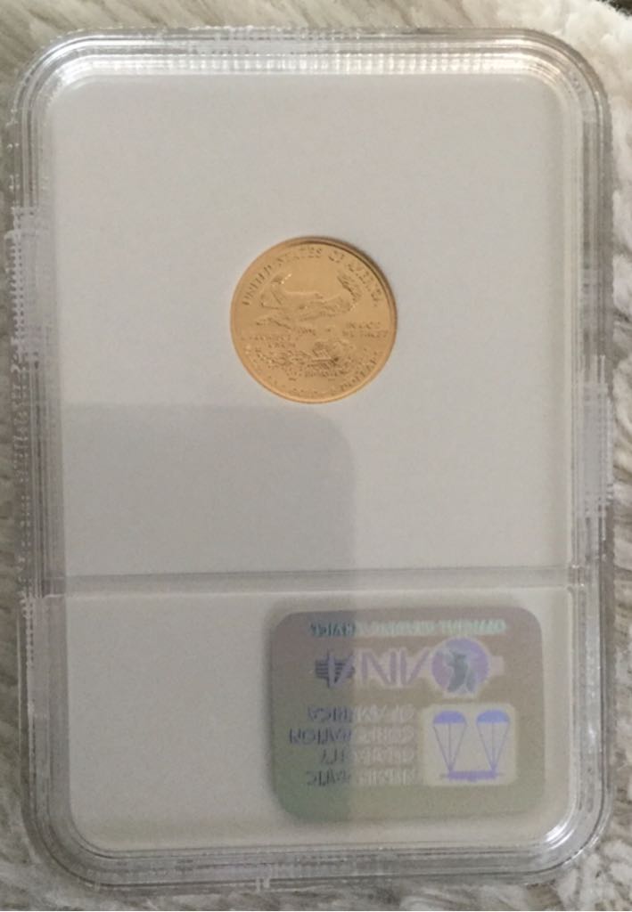 2001 $5 Gold Eagle  coin collectible - Main Image 2
