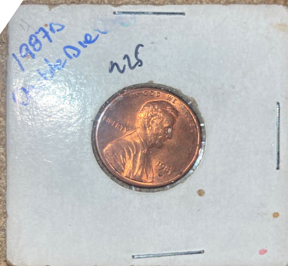 Lincoln 1987 D  coin collectible - Main Image 3