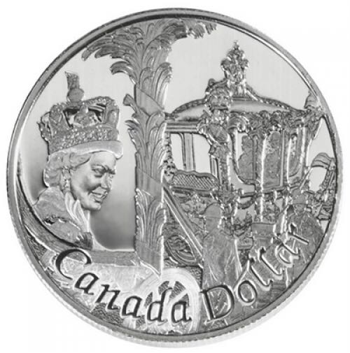 Canadian Nickel 25 Cent Coin