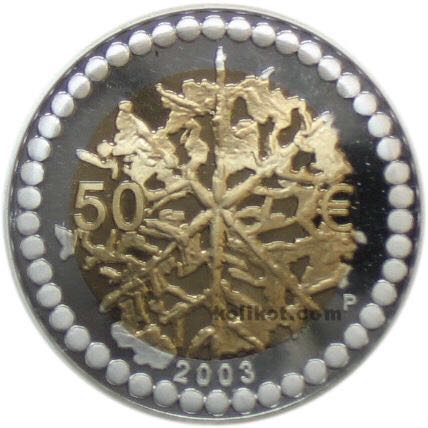 Suomen 1.  kulta-hopeaeuro  coin collectible - Main Image 2