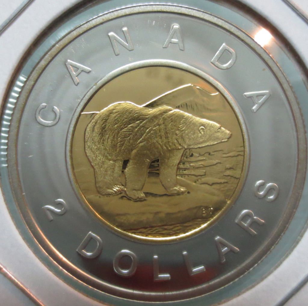 C2 Book - Canadian Silver 1 Dollar Coin - Unc.