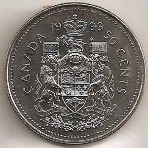 C1 Book - Canadian Nickel 50 Cent Coin - Unc. coin collectible - Main Image 1
