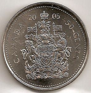 Book - Canadian Nickel 50 Cent Coin