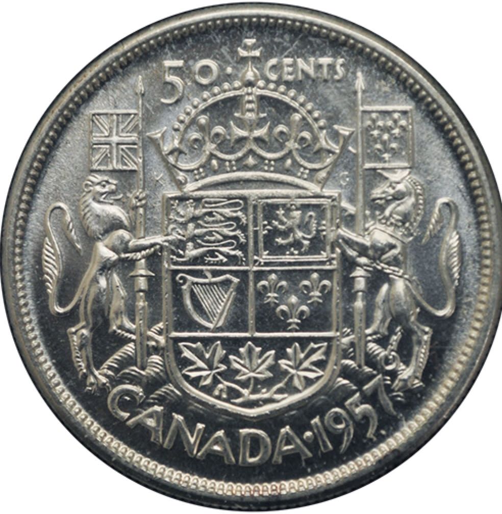 Book - Canadian Silver 50 Cent Coin