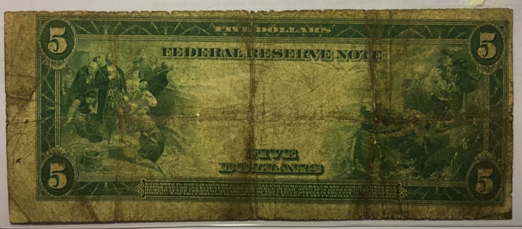 Five Dollar Federal Reserve Note  coin collectible - Main Image 2