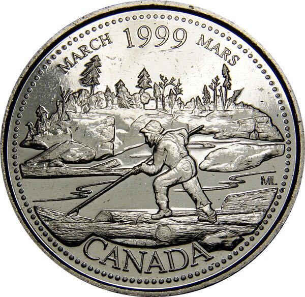 Book - Canadian Silver 25 Cent Coin
