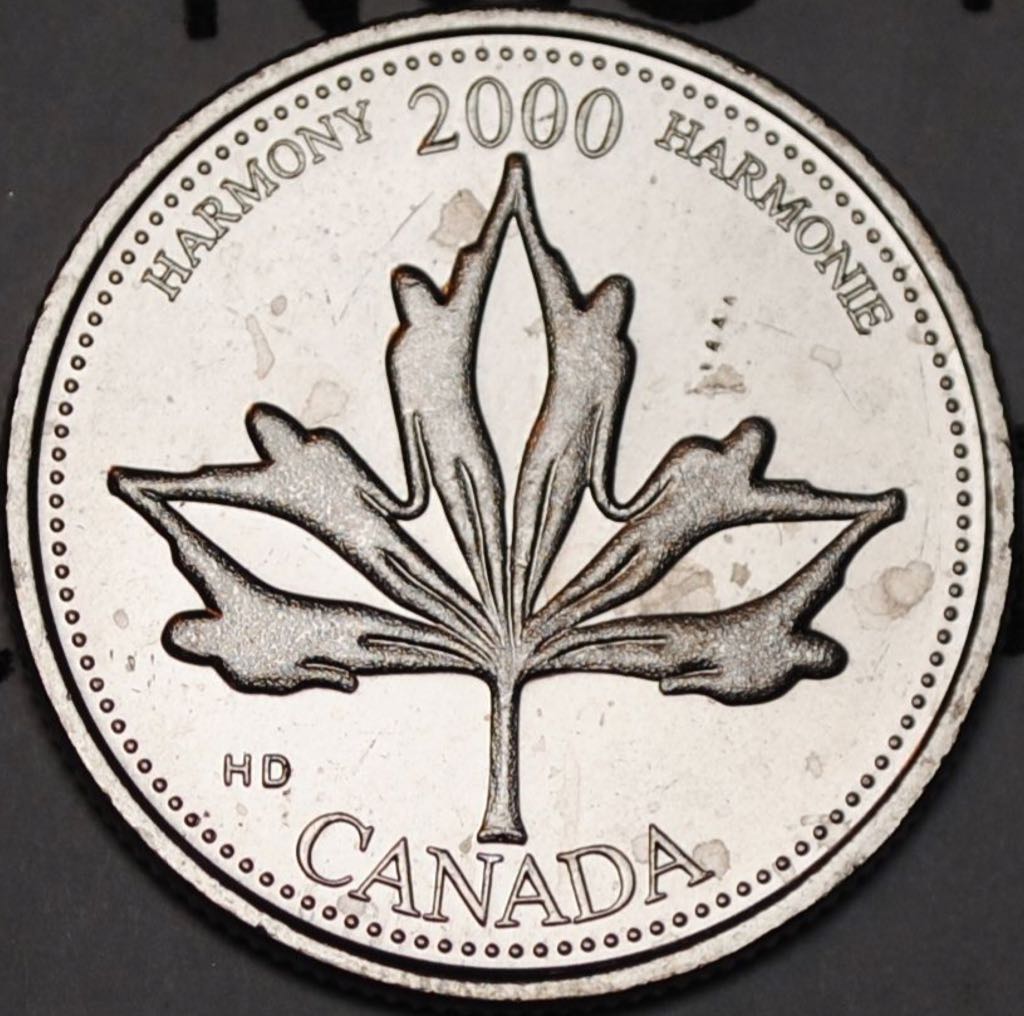 Canadian 5 Cent Coin 1960