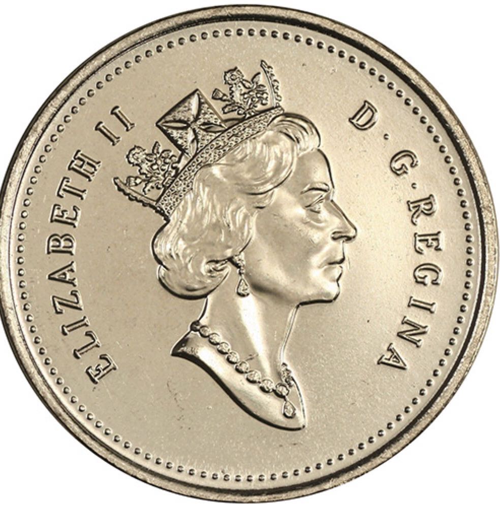 C1 Book - Canadian Nickel 25 Cent Coin - Unc.  coin collectible - Main Image 2